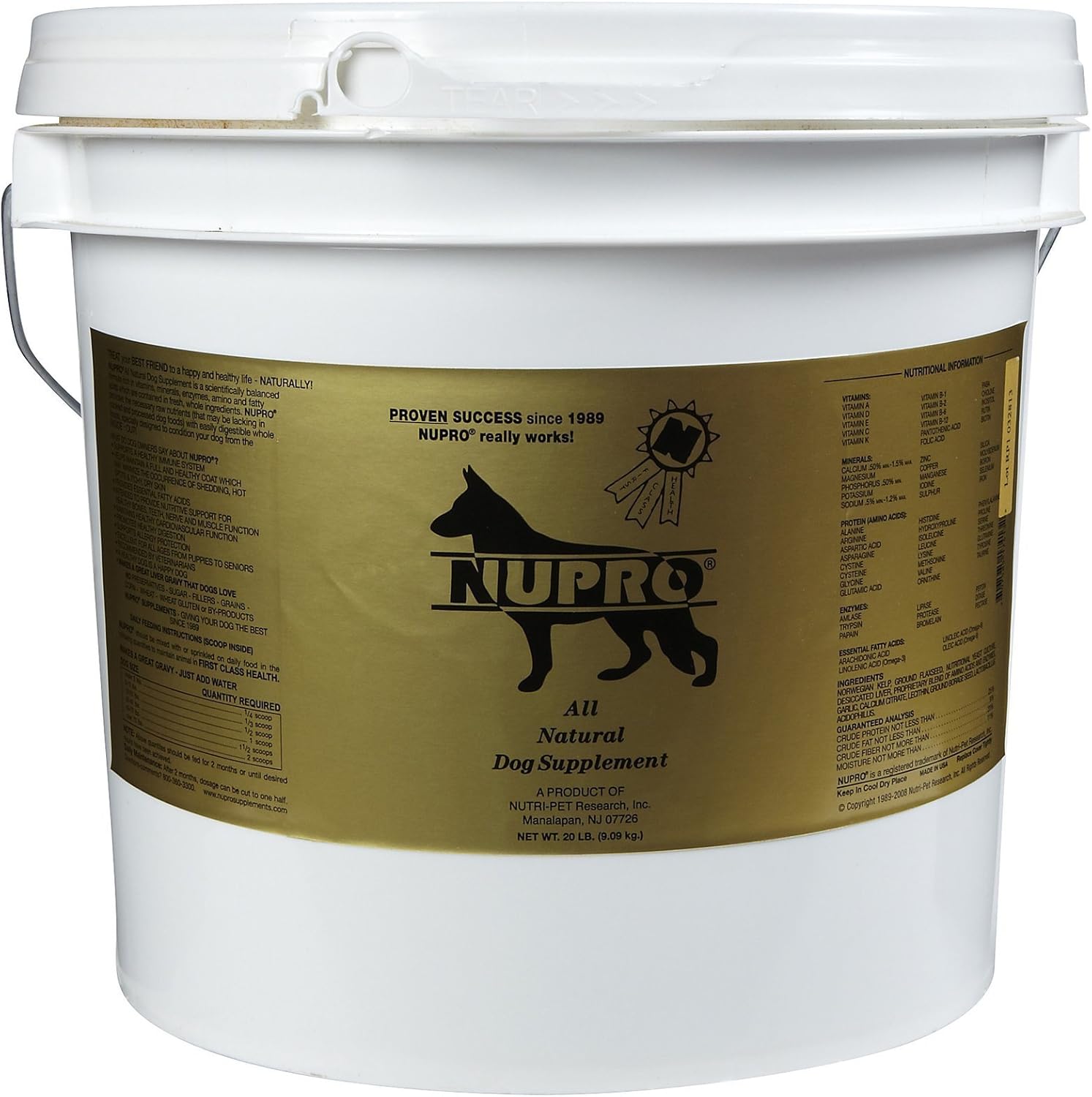 20 lb Dog Supplement O77453