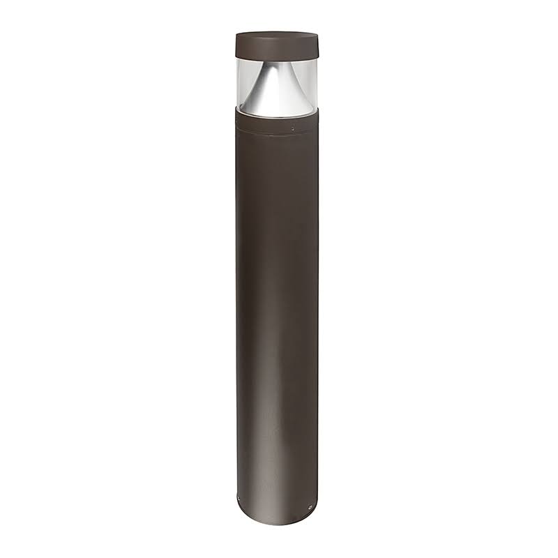 42x22 Round Flat Top Bollard Bronze Finish 22W 2,640 Lumens 3000K/4000K/5000K K4616