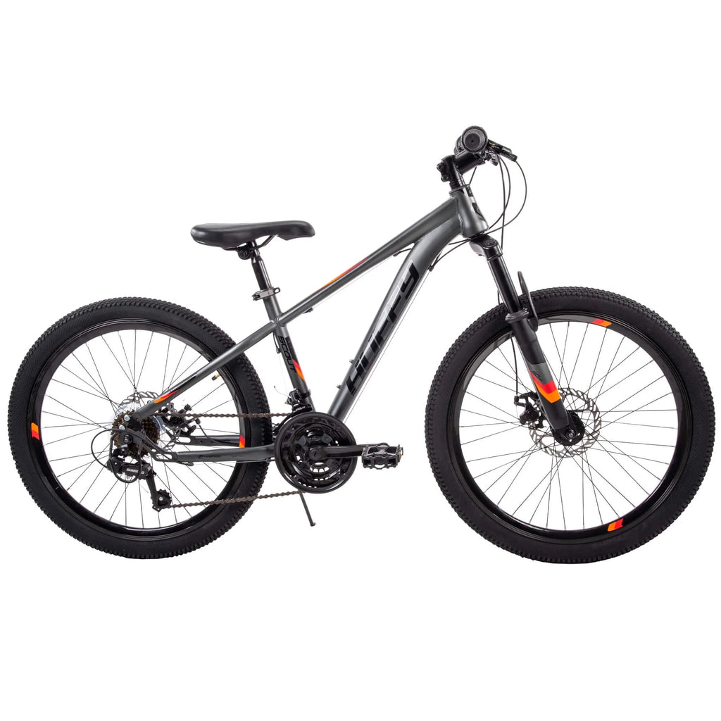 24 Scout Boys' Hardtail 21-Speed Mountain Bike with Disc Brakes U282006