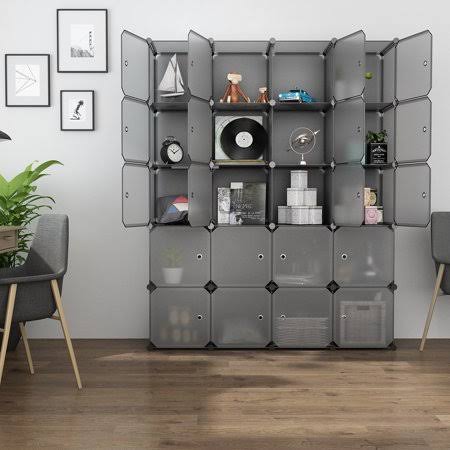 20 Cube Organizer Plastic Storage Shelves V6477
