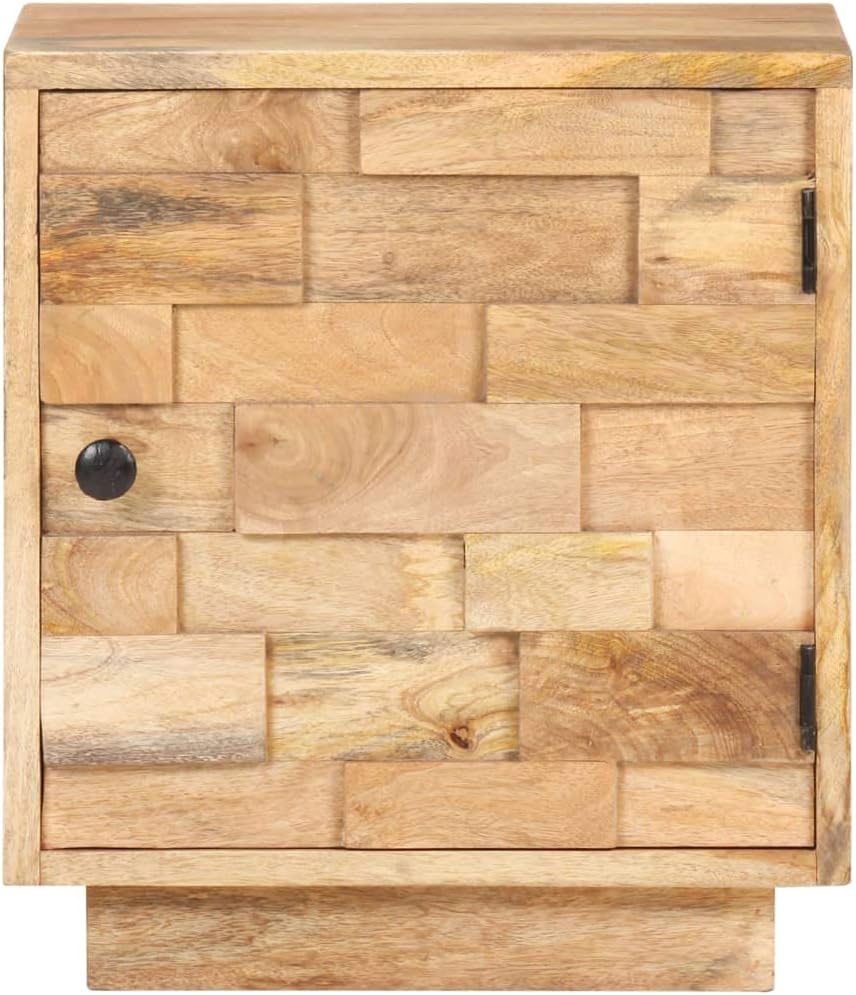 Solid Mango Wood Bedside Cabinet H768038