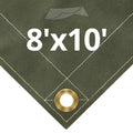 Olive Drab Canvas Tarps 8' x 10' S449