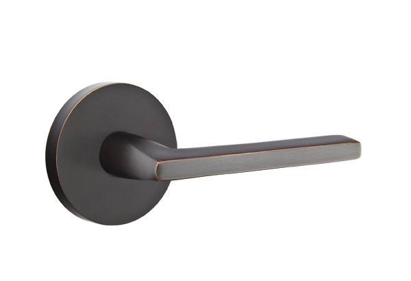 Oil Rubbed Bronze Passage Lever Set O945