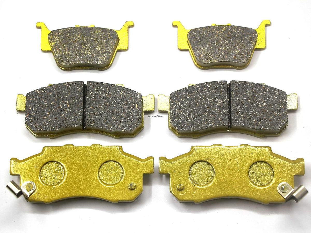 Front Rear Brake Pads Pack of 2 Q522876