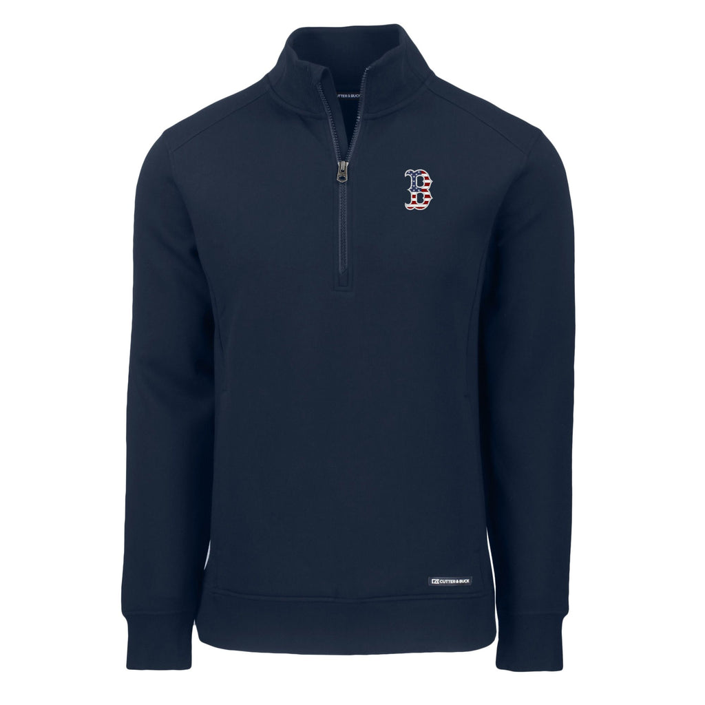 Navy Recycled Quarter-Zip Sweatshirt F56083