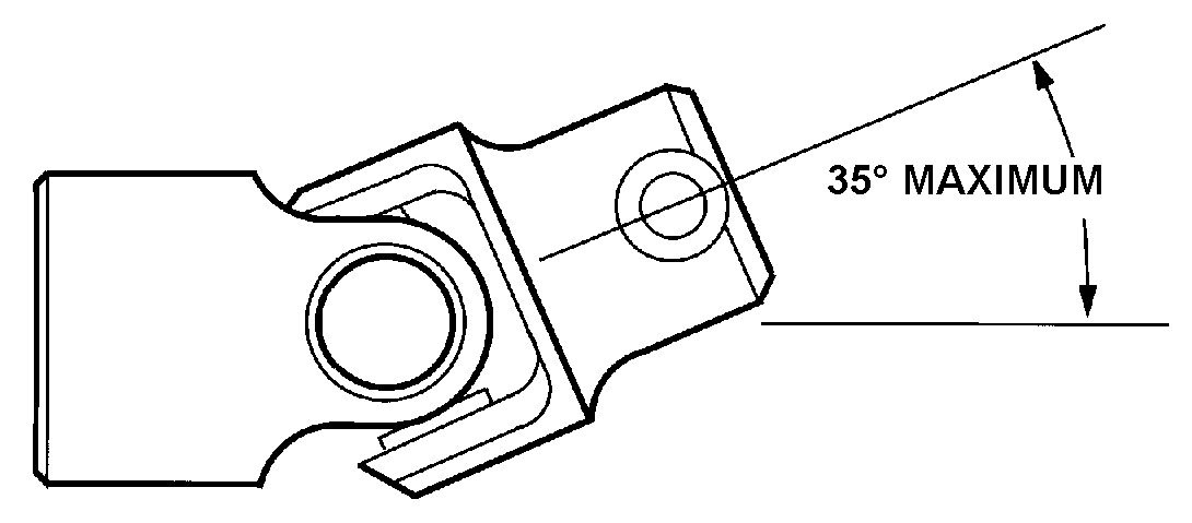 Single Steering Universal Joint R1072