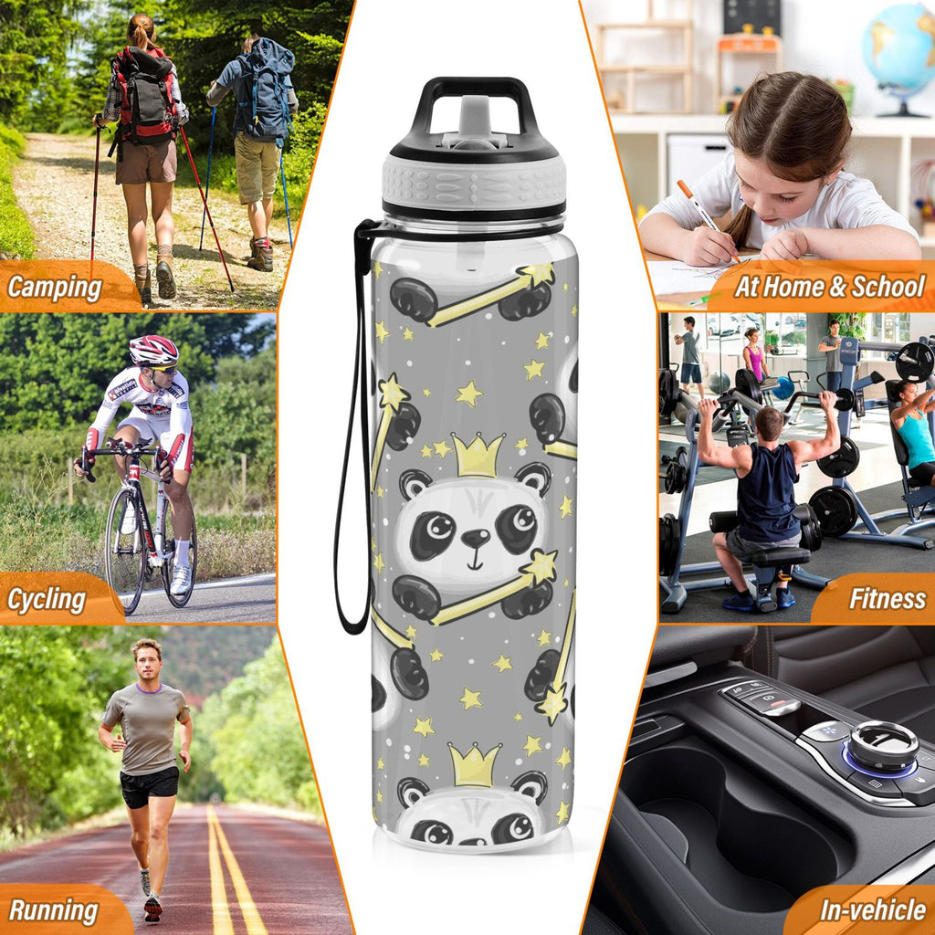 32oz Tritan Water Bottle with Straw B743693