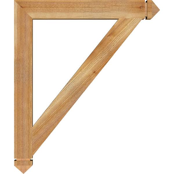 Traditional Arts & Crafts Rough Sawn Western Red Cedar Bracket R8473