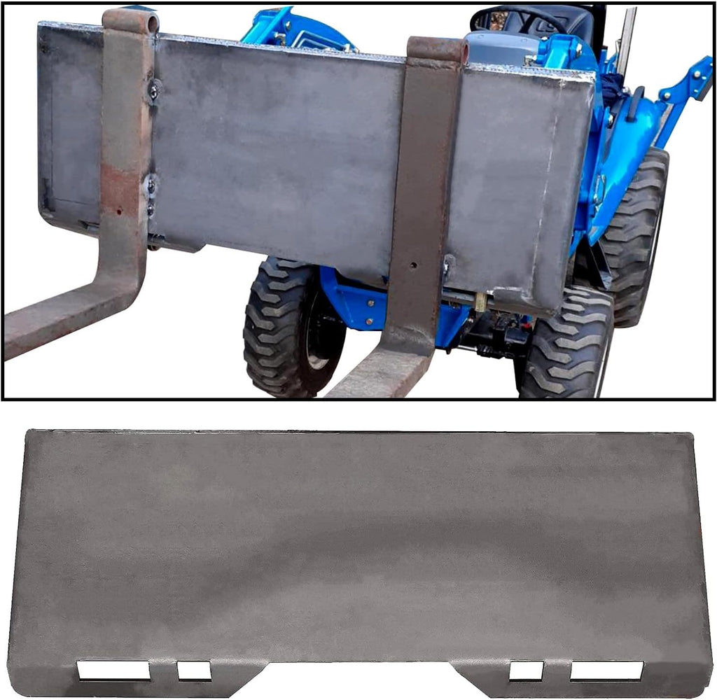 Unpainted Steel Quick Tach Attachment Skid Steer Mount Plate T335