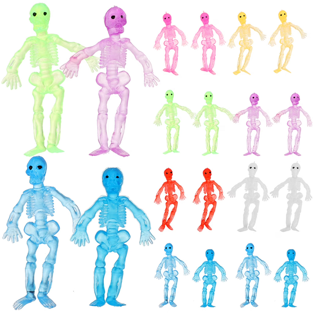 20 Pcs Colorful Skeleton Toy G79111