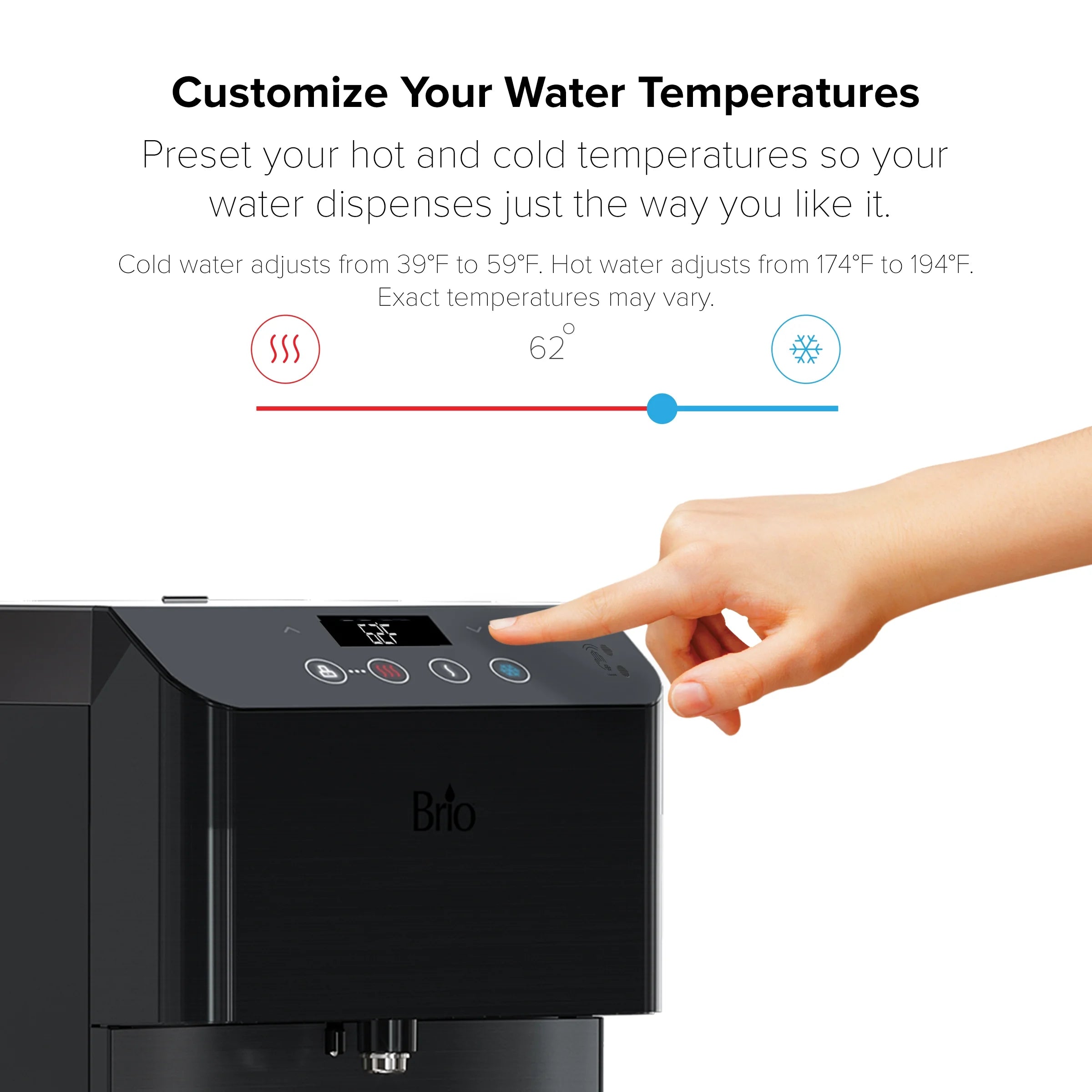 Touchless 3-Stage Filtration Water Dispenser, Height 19.3" P688