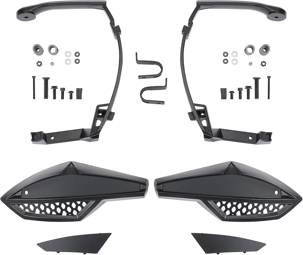 ATV HandGuard and Wind Deflector Kit with Mounting Straps A78787