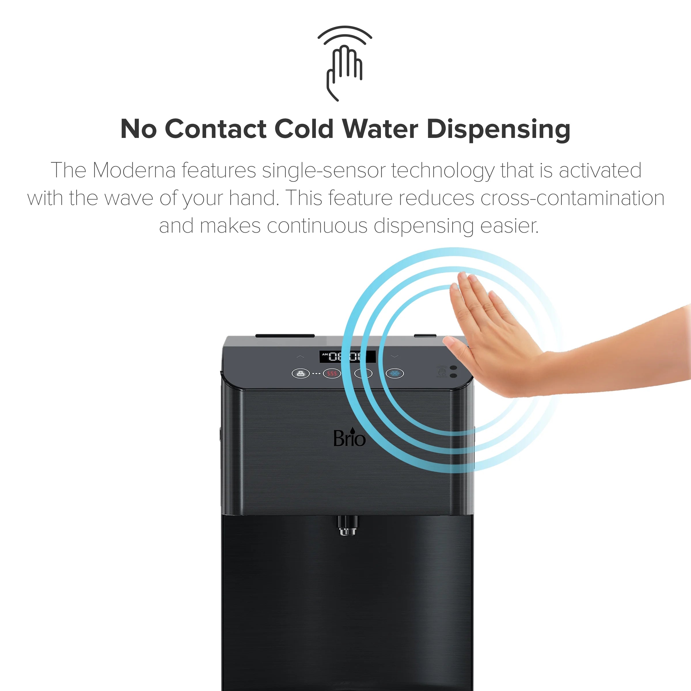Touchless 3-Stage Filtration Water Dispenser, Height 19.3" P688