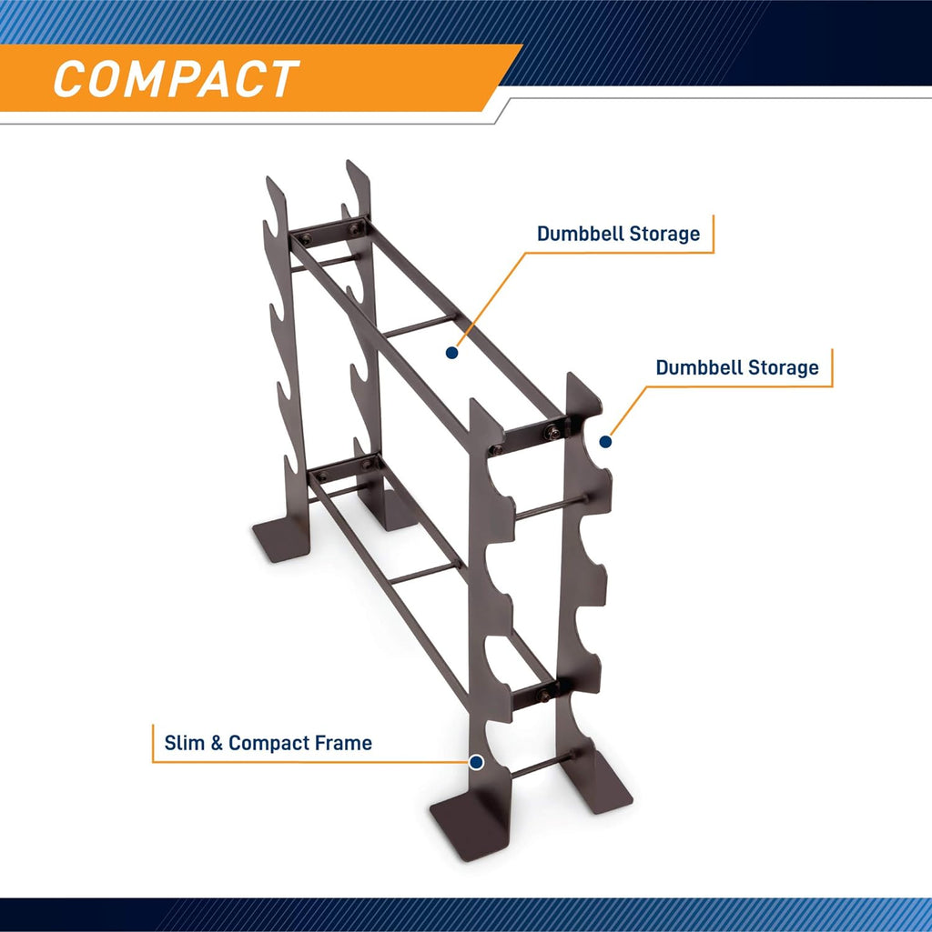 Black Dumbbell Rack Stand, Pack of 2 Q8434