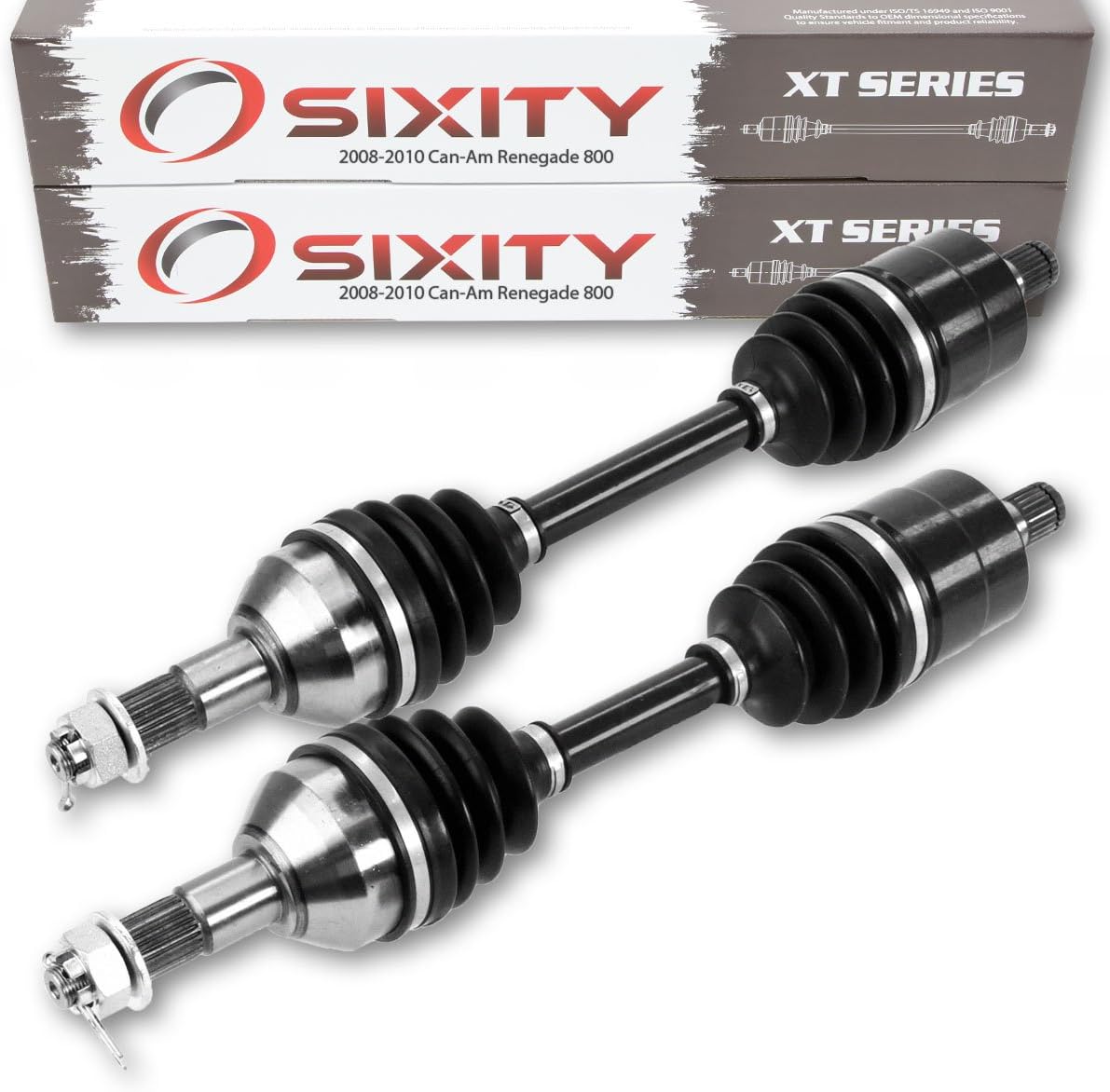 Rear Left Right Axles Pair for Can-Am Renegade 800 4X4 Z17742