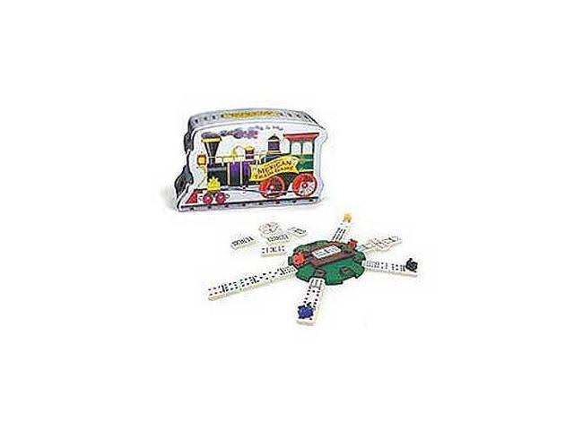 Multicolor Mexican Train Game Dominoes Q9945