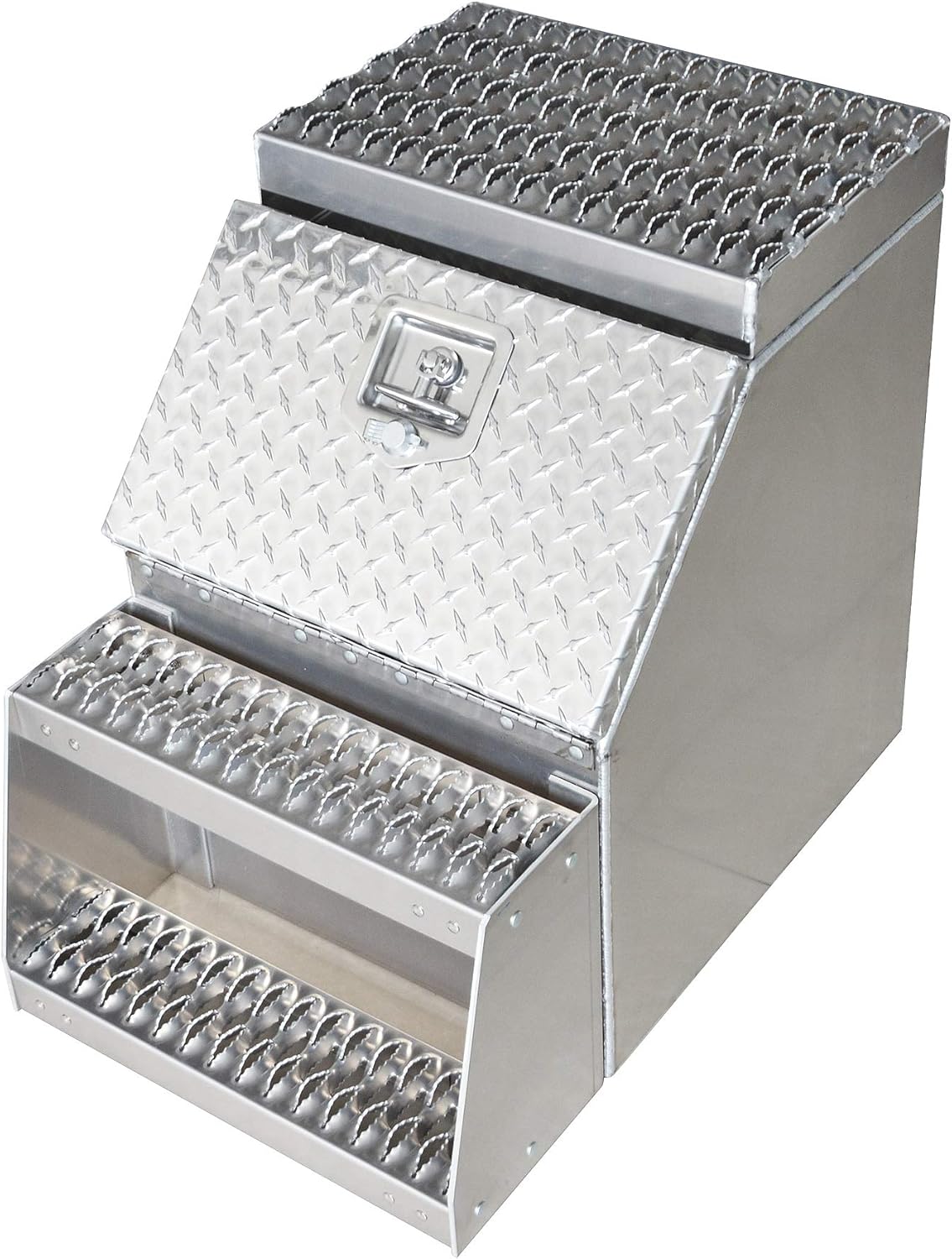 Semi Truck Side Storage Saddle Step Box 18" L x 25" W x 28" H E826