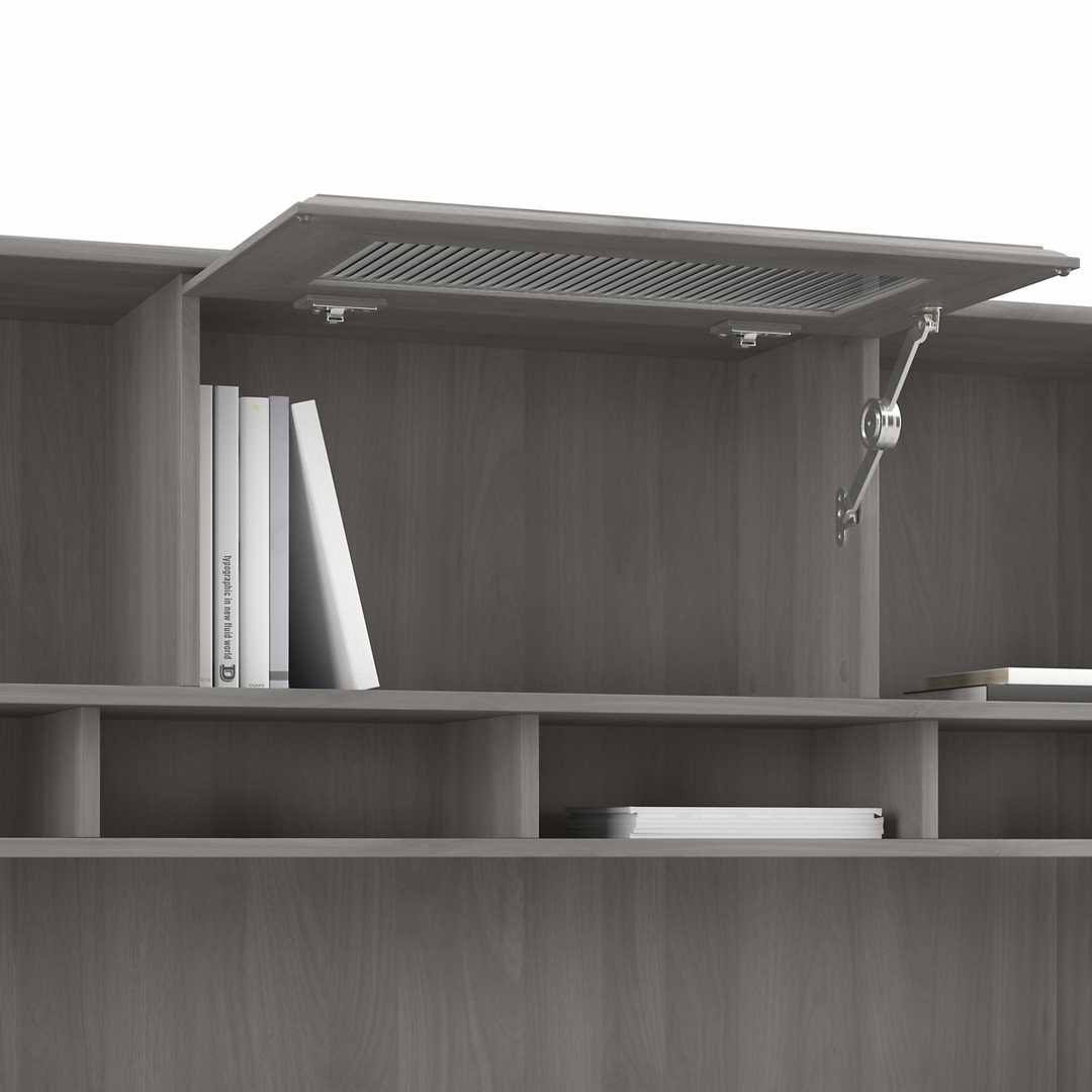 60W Hutch Linen White Oak Y562