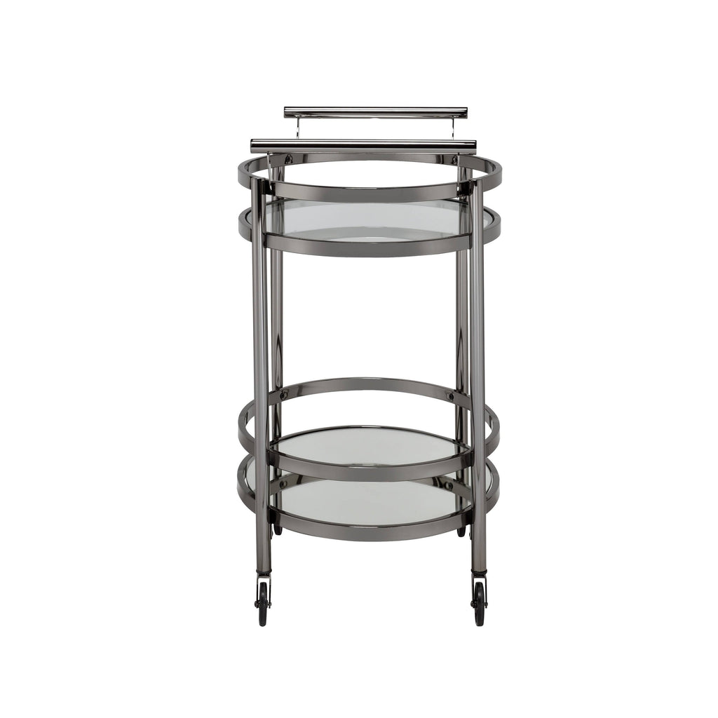 Clear Glass Serving Cart K686