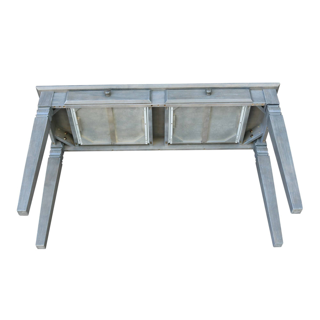 Black Console Table with 2 Drawers D9721