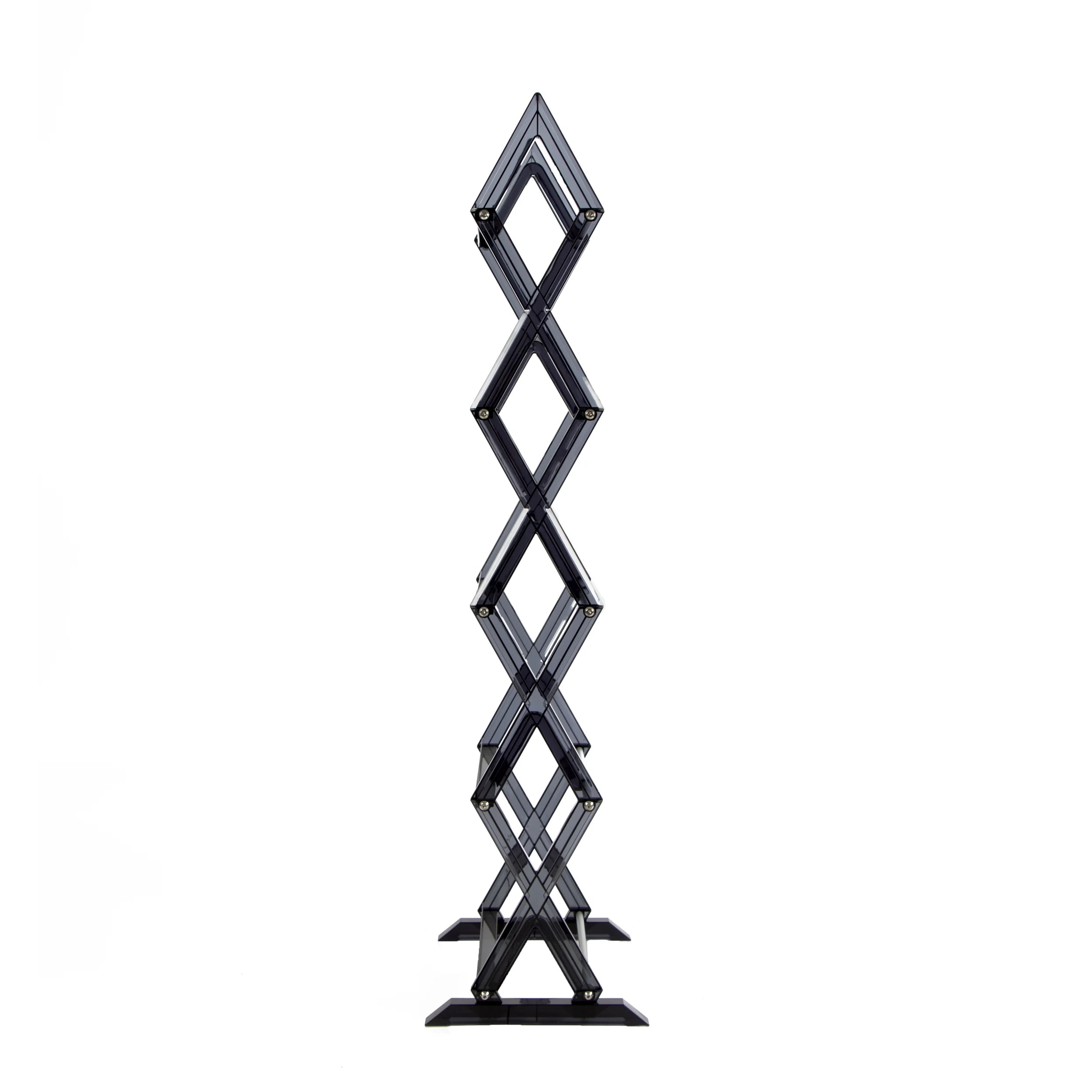 5-tier Media Rack Multimedia Smoke L152