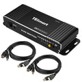 HDMI KVM Switcher 4K 60Hz USB 2.0 with 2 Pcs 5ft KVM Cables L805