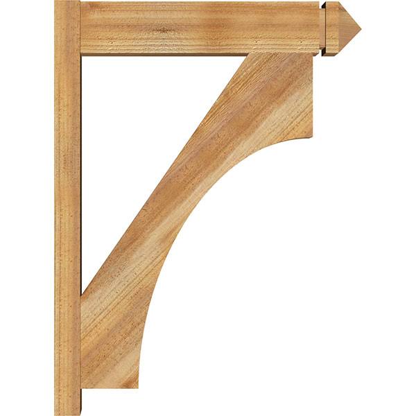 6 in. x 32 in. x 24 in. Western Red Cedar Rough Sawn Outlooker R823