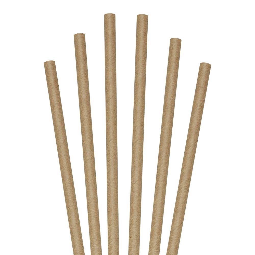 4800 Ct. Kraft Paper Straws R75586