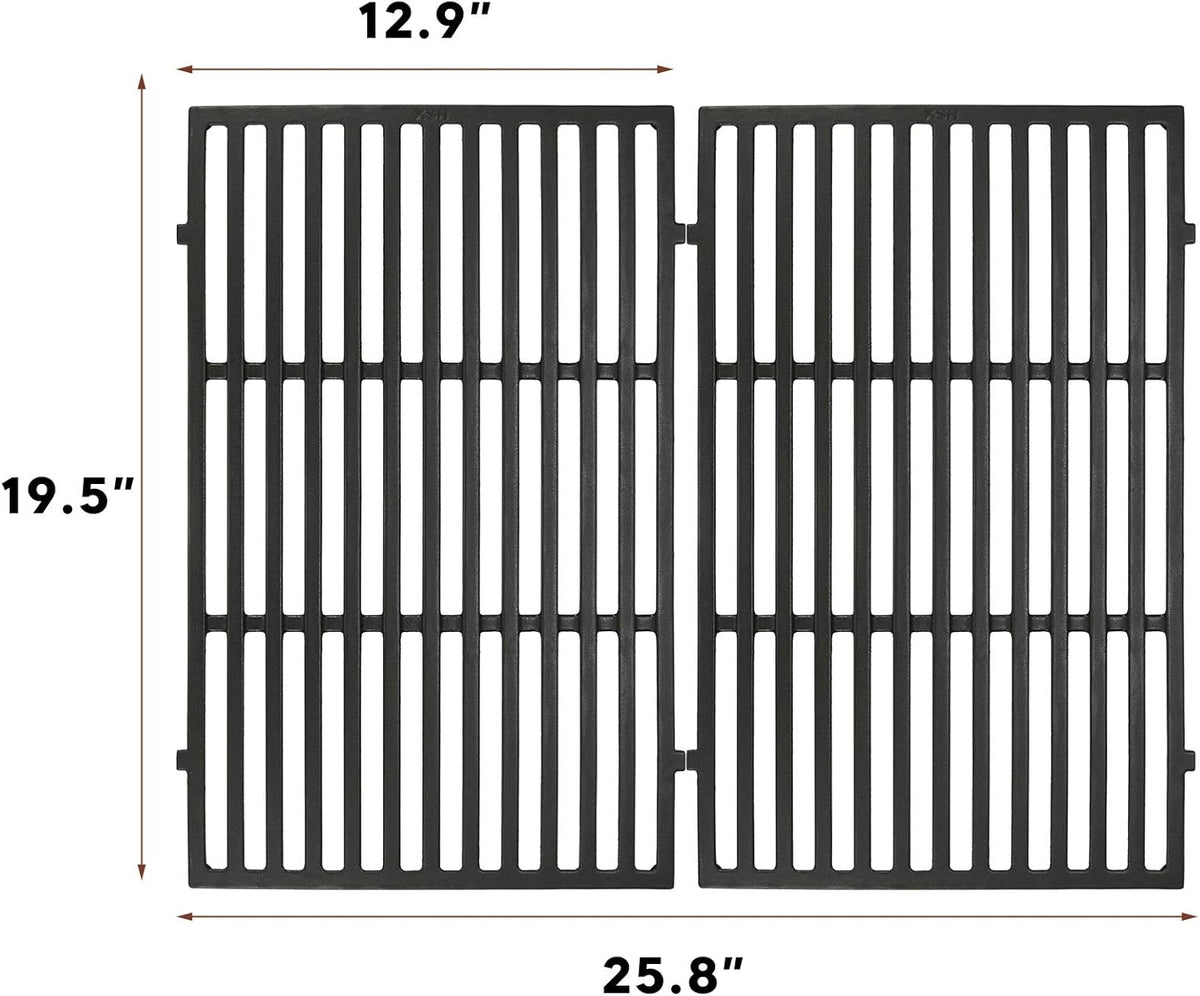 Cast Iron Grill Grates Replacement Pack of 2 Y20017