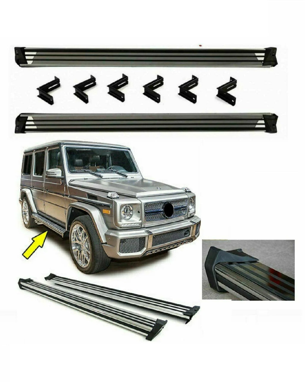 G63 G65 AMG Side Step Running Boards Body Kit A771