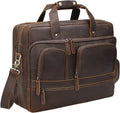 Full Grain Leather Briefcase for Men Fits 17.3 Laptop R1902
