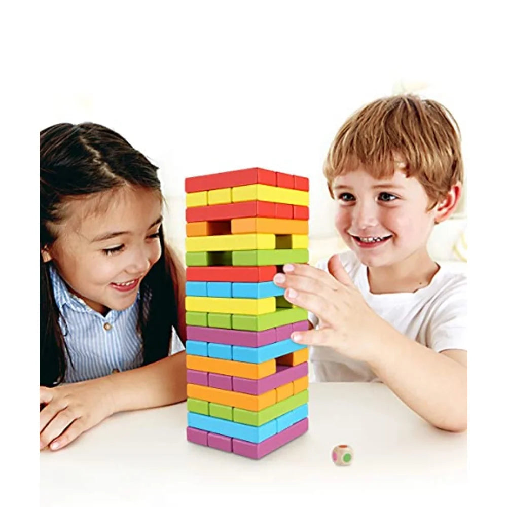 Wooden Balance Game Building Blocks Dominoes Blocks (54 PCS) F92949