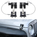 Aluminum Locking Hood Latch Kit for Jeep Wrangler JK, 1 Pair Pack of 2 R379507