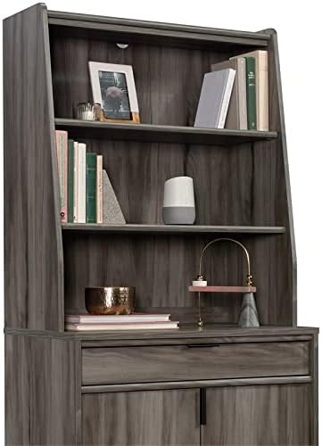 29.4 Wooden Library Hutch in Jet Acacia H97570