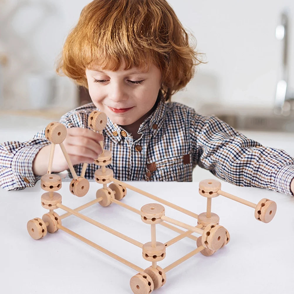 Wooden Building Blocks Stacking Toys R213