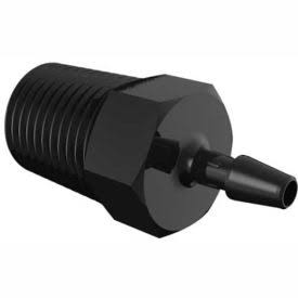 1/4-19 BSP to 5/32x22 Barbed Adapter, Black Nylon P881