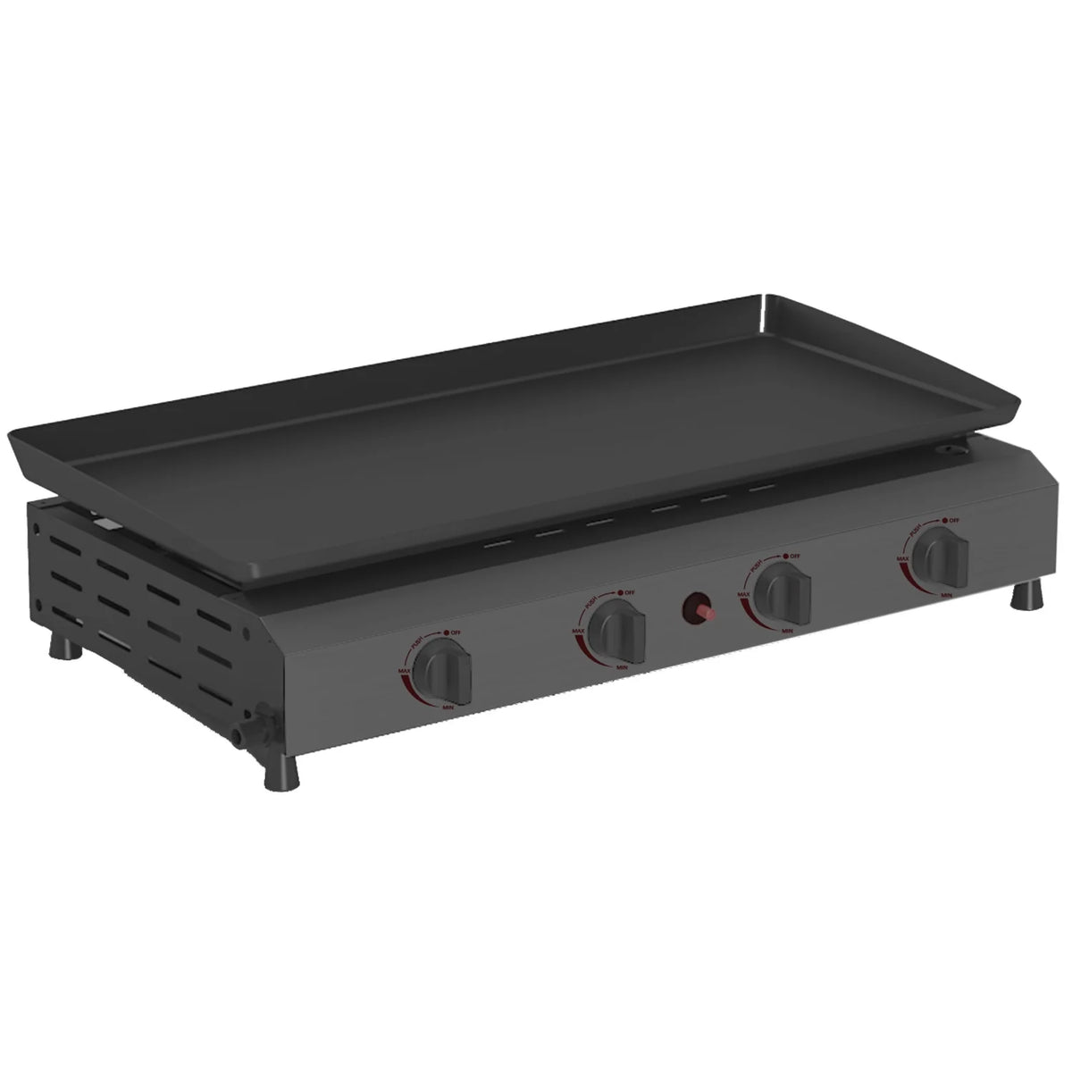Black 4-Burner Propane Gas Grill L428741