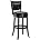 White Swivel Counter Height Barstool 24 Inch Seat Height Set of 1 B154172