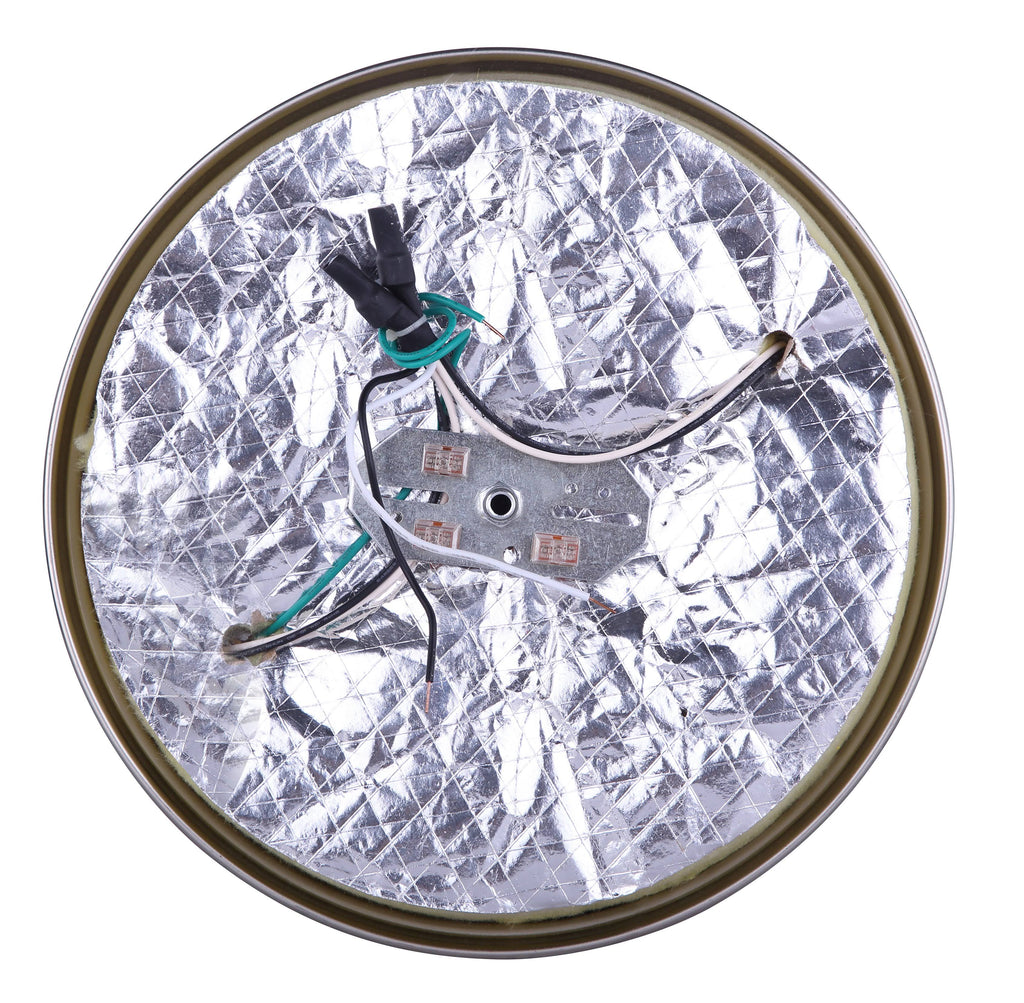 Brushed Nickel 2 Light Flush Mount Q918