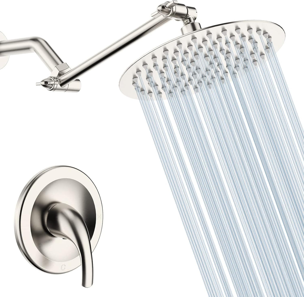 Matte Black 3-Way Dual Shower Head with Handheld Spray, Pack of 2 H8841