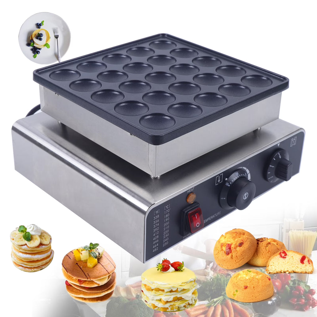 25pcs Nonstick Electric Muffin Maker J3629