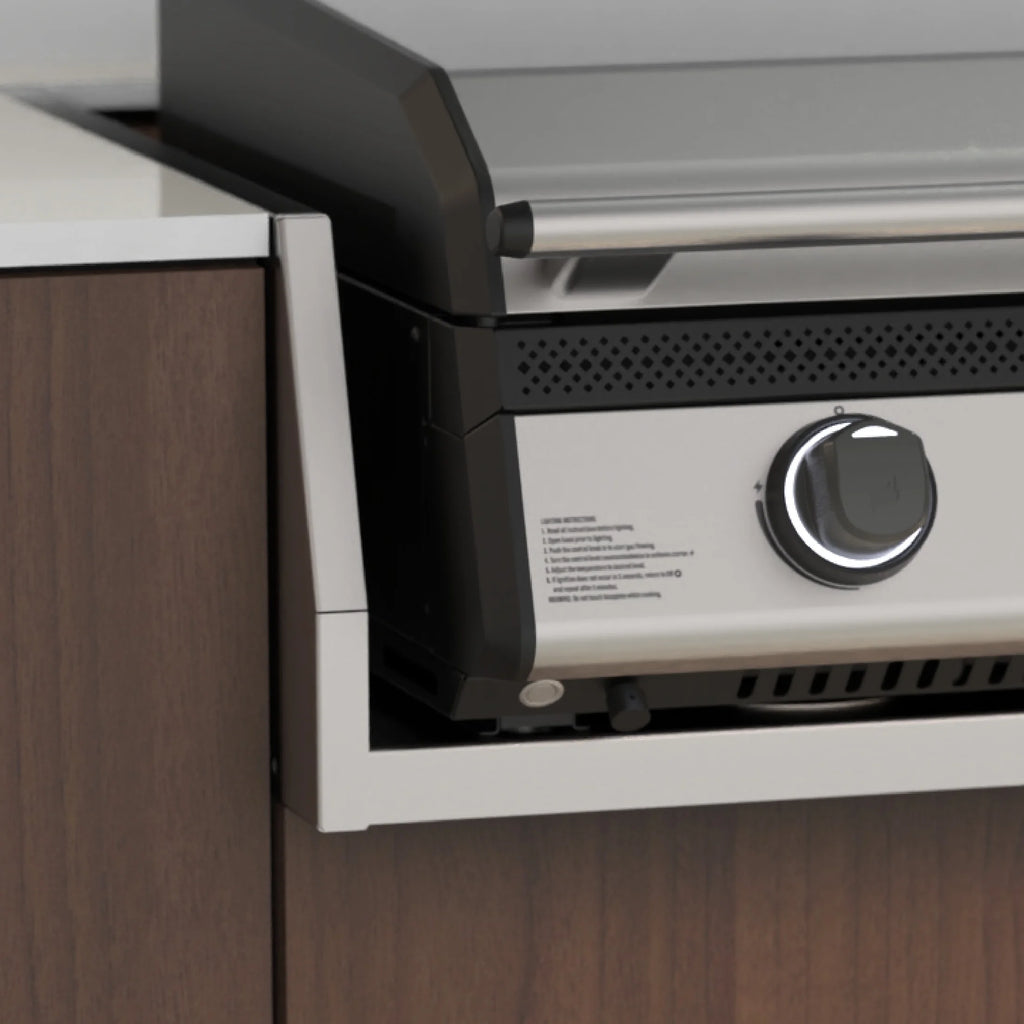 36" Built-In Griddle with Hood and Stainless Steel Insulation Jacket I946