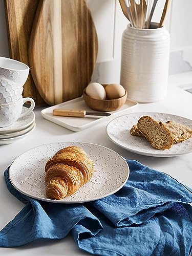 12 PCS Ceramic Dinnerware Set Arctic White D15861