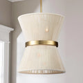 2-Light Single Drum Chandelier J46786
