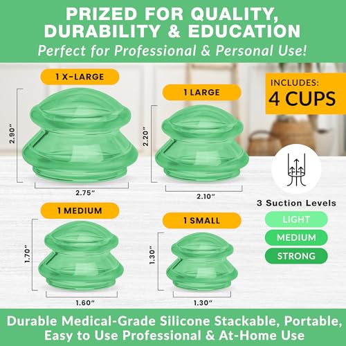 Blue Silicone Cupping Set, 4 Piece R6210