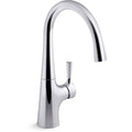 Polished Chrome Single Handle Lever Bar Faucet E5174