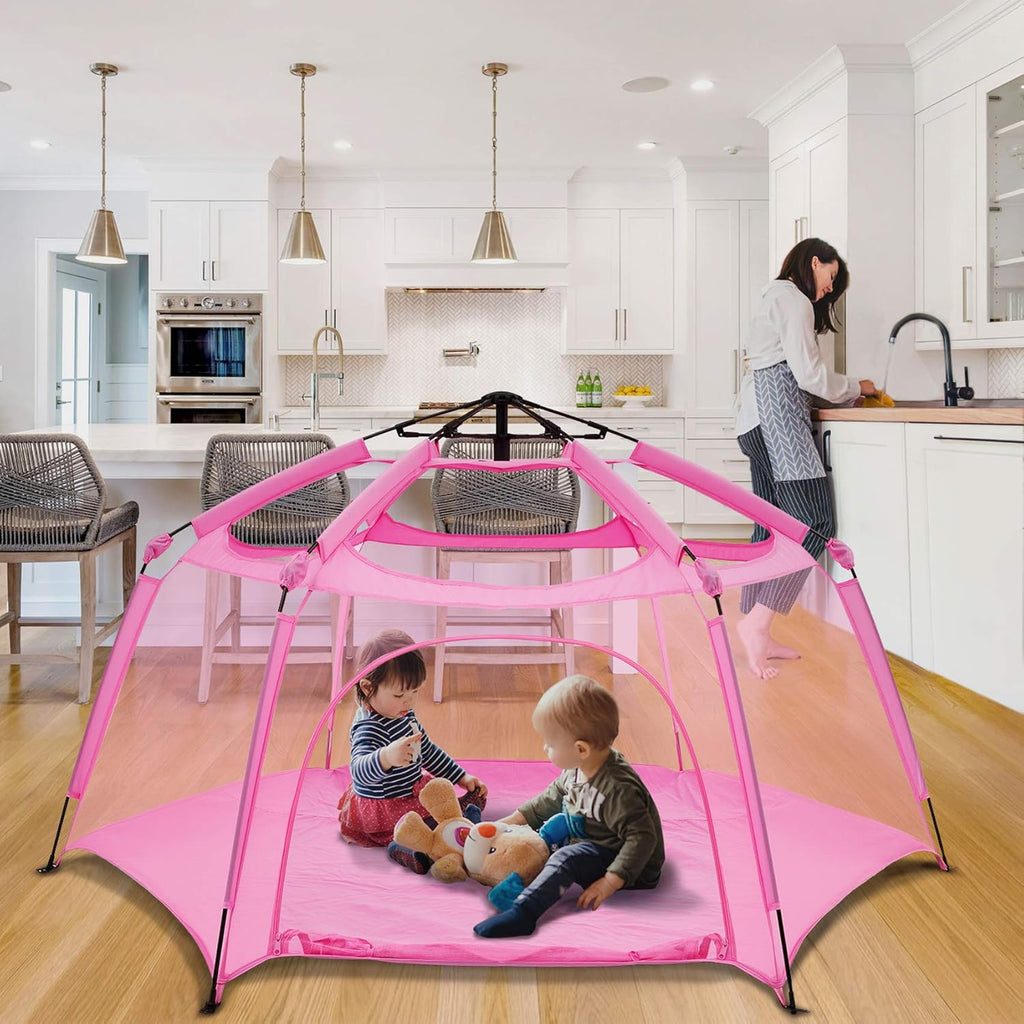 Navy 6 Panel Pop Up Playpen S56607