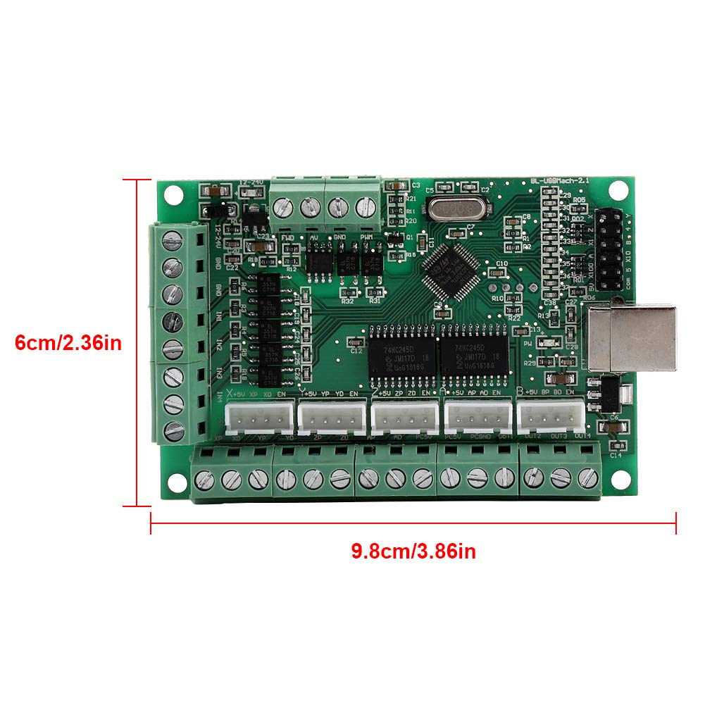 MACH3 Motion Control Card CNC USB Interface Board F657762