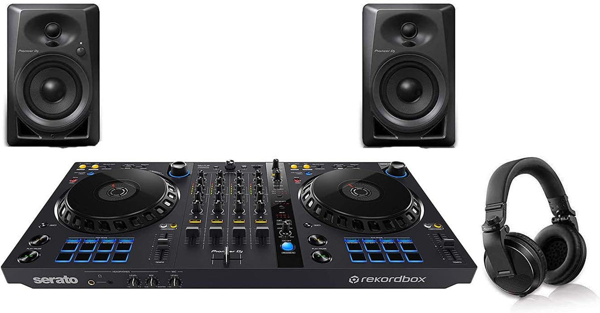 DJ Bundle with DDJ-FLX6, DM-40 Set, and HDJ-X5 Headphones W204588