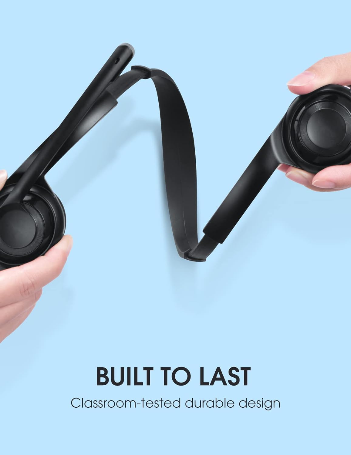 Wired On-Ear Headset with Microphone, 3.5mm Jack, Pack of 2 Z48219